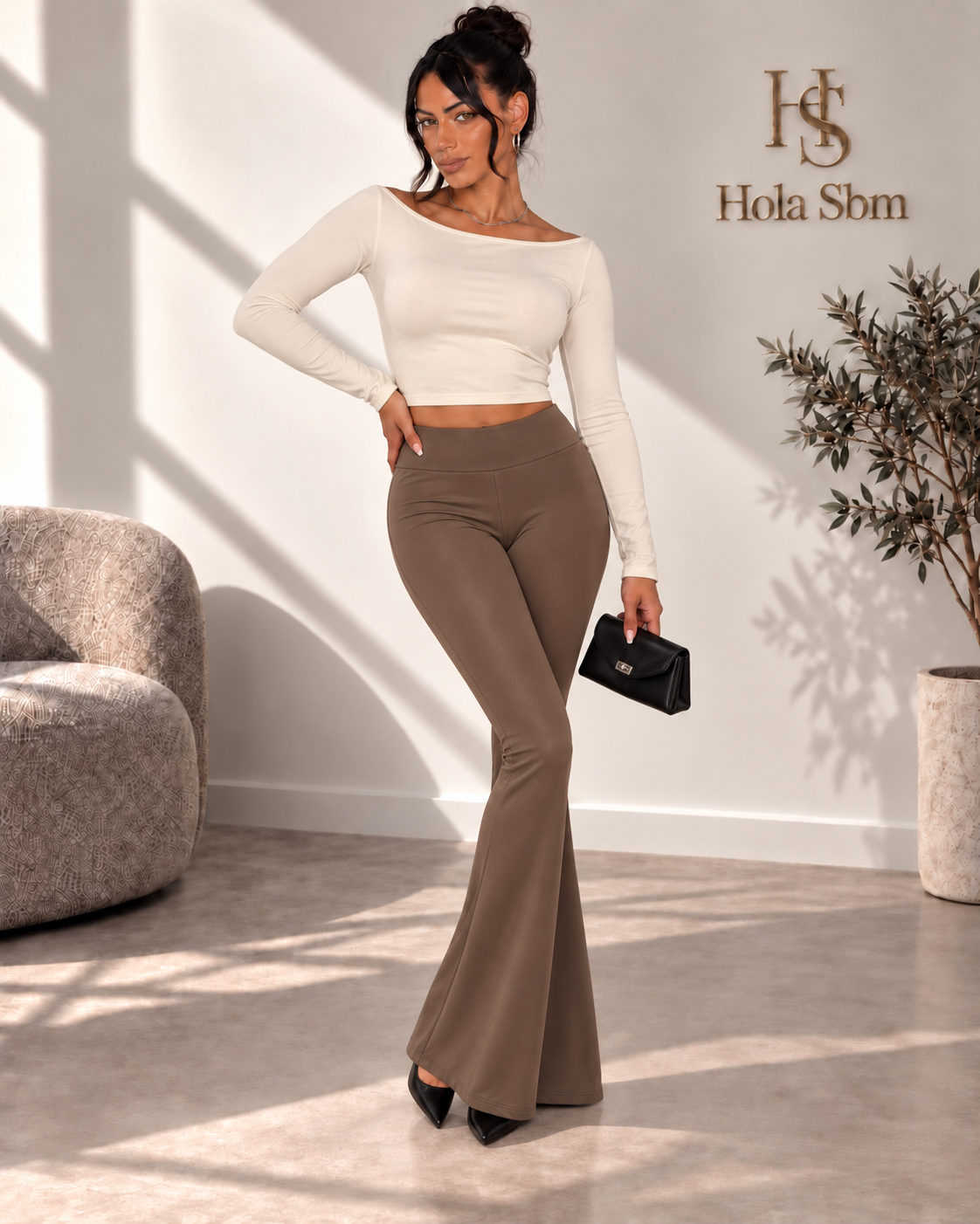 Leggings Selvya Tortora